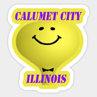 Calumet City Smiley Watertower Sticker